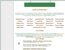 Tablet Screenshot of love-poems.me.uk